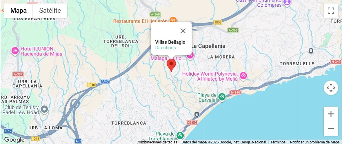 Mapa de ubicación de VB
